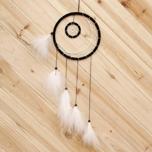 Artistic DIY handmade dreamcatcher new design feather irregular wall hanging car pendant dream catcher birthday gift
