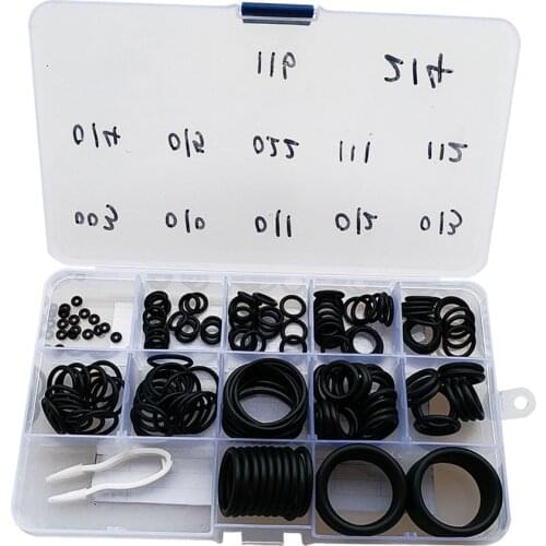 170Pcs Nitrox Scuba Diving O-Ring Kit 12 Sizes Dive Gear Equipment Tank Valve Hose Regulator Seal Rings Repair Spare Replacement