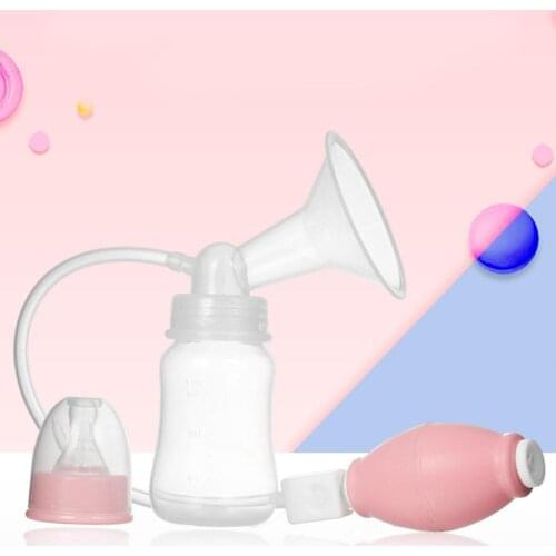 Manual Power Breast Pump Nipple Suction Maternity Milk Baby Nursing Feeding Bottle Breasts Pumps Bottle Sucking baby Milk bottle