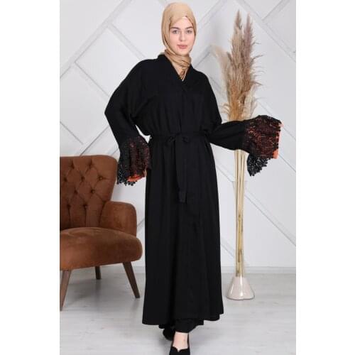 Muslim Abaya New İslamic Fashion Dubai Silky Ladies Embroidered Turkey Luxury Size Ferace of Arab High Quality Elegant Women