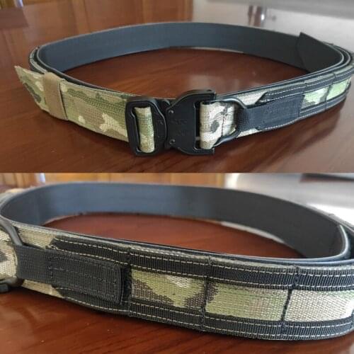 Outdoor Hunting Adjustable Tactical Molle Belt Military Army Battle Belt Airsoft Multicam Men Training Combat Fighter Belt