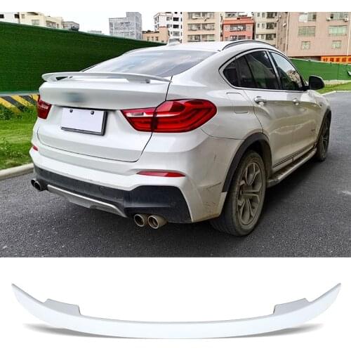Trunk Spoiler Forged Texture Type MT Car Rear Trunk Wing ABS material Refit Accessories Spoiler For BMW X4 F26 G02 2014 - 2021