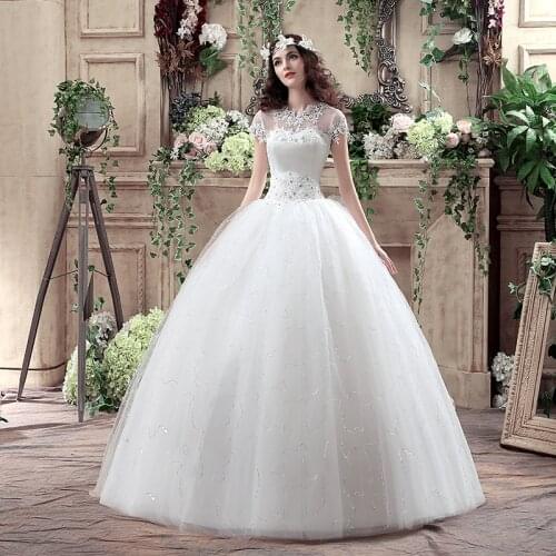 Wedding Dress Brides Dresses Plus Size Ball Gowns Wedding Dresses Vintage Lace Up Bridal Dress