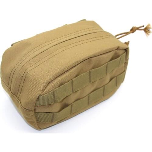 Tactical molle Pouch Waterproof Airsoft Nylon Waist EDC Bag Military Multicam Hunting Bag Large Tool Zipper Pack Case Accessory