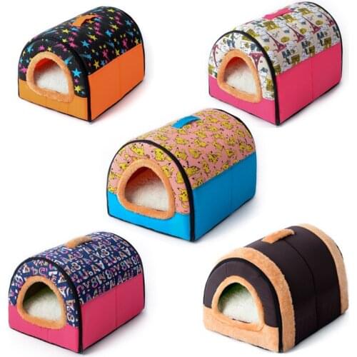 Tunnel dual-use Teddy VIP dog kennel cat kennel, pet house four seasons universal supplies