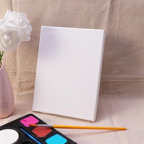10PCS Wood Painting Frame Cotton White Stretched Canvas Frame For Drawing Painting DIY Hand Painted DIY Oil Frame
