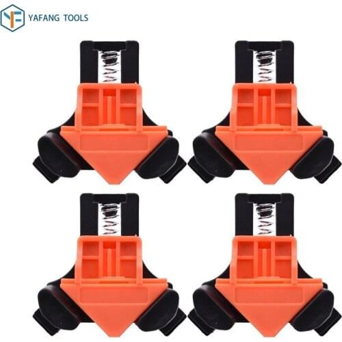 4pcs/set 90 Degree Right Angle Clamp Fixing Clips Picture Frame Corner Clamps Woodworking Hand Tool Holder