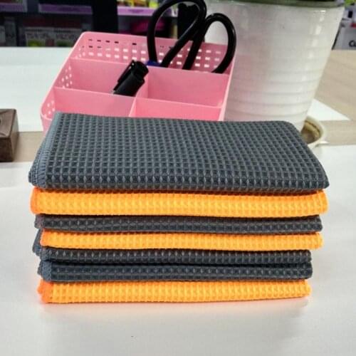 80% Hot Sale Honeycomb Soft Microfiber Towel Car Care Cleaning Wash Cloth Wax Polishing Tool