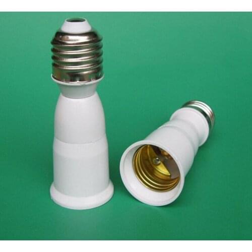 E27 Socket LED Halogen Light Base Converter Extend Adapter 95mm X25