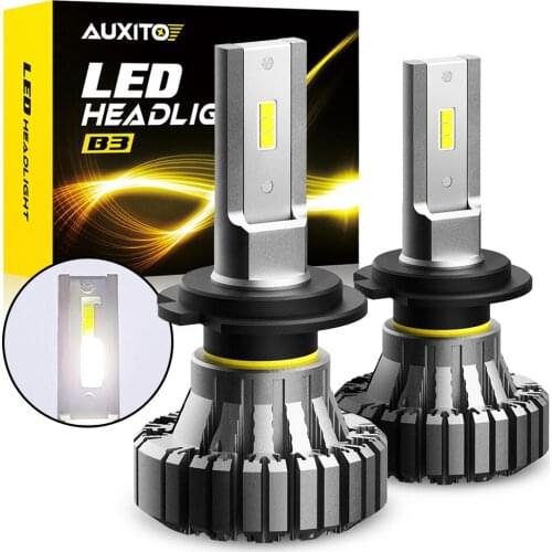 AUXITO LED H7 H4 H8 H11 HB3 9005 HB4 9006 9012 LED Headlight Bulbs Fog Lamps 12000LM 6500k CSP Head lamp For Audi A6 C5 A1 A3 A4