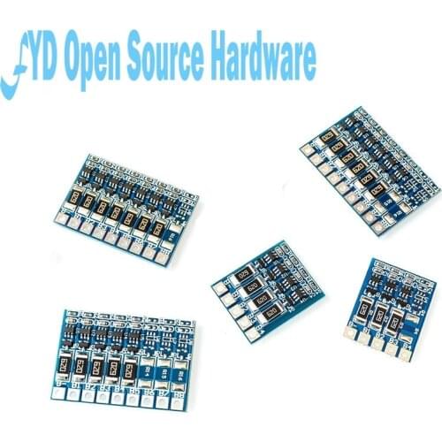 BMS 3S 4S 5S 6S 7S 8S 18650 Balance Function Lithium Battery Charger Protection Board Module Li-ion Lipo PCB Charging Equalizer