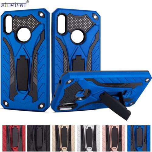 Honor 9X Premium Stand Armor Case for Huawei P Smart Z Bumper Cover for Y9 Prime 2019 Fitted Phone Cases STK-LX1 STK-L21 STK LX1
