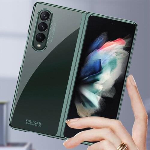 Phone Shell Shockproof Phone Protective Cover Folding Screen Matte Hard Case for Samsung Z Fold3 Phone Accessories