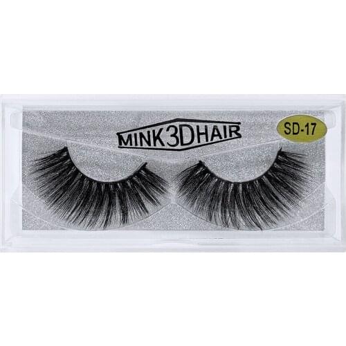 Flash Girl Popular 3D Mink Eyelashes SD-17 Handmade Individual Fake Eyelashes Wispy Cruelty Free Eye Lashes For Beauty