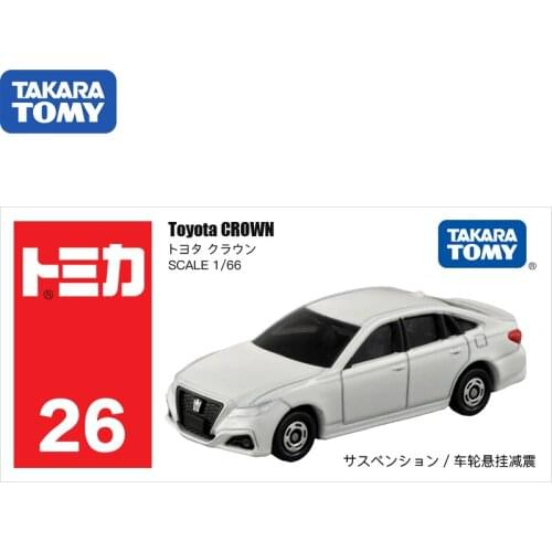TAKARA TOMY Japan Simulation Alloy Car Model Toy 26 Toyota Crown Car Sports Car Kids Christmas Gift Toys