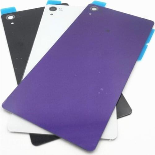 New Rear Door Battery Back Housing Glass Replacement Cover Case For Sony Xperia Z1 Z2 Z3 Z3 Compact Z3 Mini Battery Cover