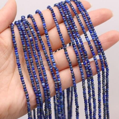 New Style Natural Stone Bead Section Lapis lazuli Small Beads For DIY Jewelry Making Necklace Bracelet Earrings Accessory