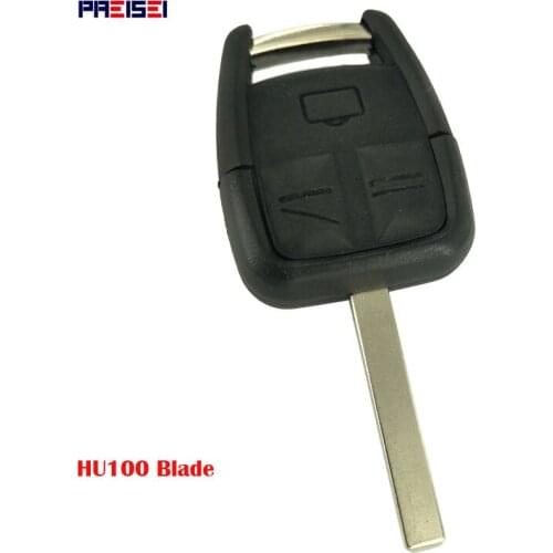 PREISEI 10pcs/lot 3 Buttons Replacements Remote car Key Shell Case Fob For OPEL VAUXHALL Vectra Zafira Omega Astra h j insignia