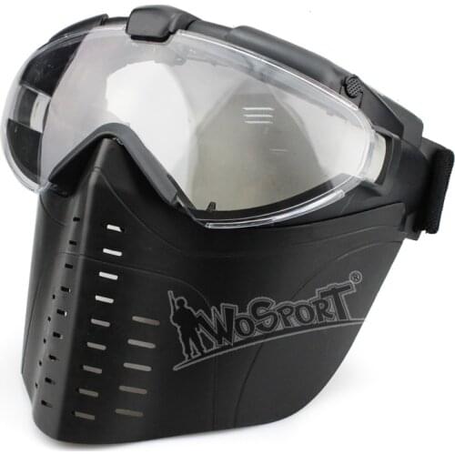 Anti - Fog Full - Face Tactical Mask with Scalloped Goggles for Military Hunting Cs Cosplay Safety Mask