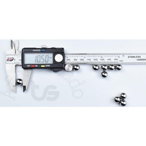 10.5mm 0.4133858(inch) 10pieces Chrome Steel ball Bearing Ball Steel Ball Diameter 10.5mm Precision :G10-Grade