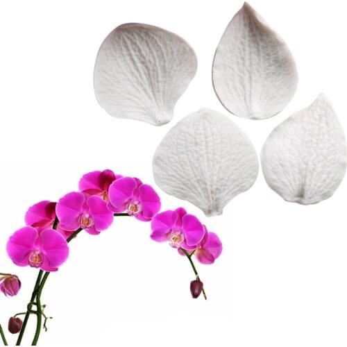 Phalaenopsis Silicone Mold Fondant Mould Cake Decorating Tool Chocolate, Gumpaste Mold, Sugarcraft ,Kitchen Gadget