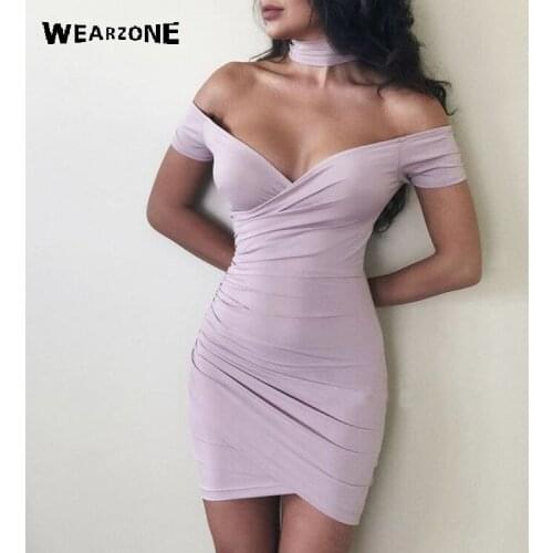 Летние платья с открытыми плечами Wearzone China At AliExpress