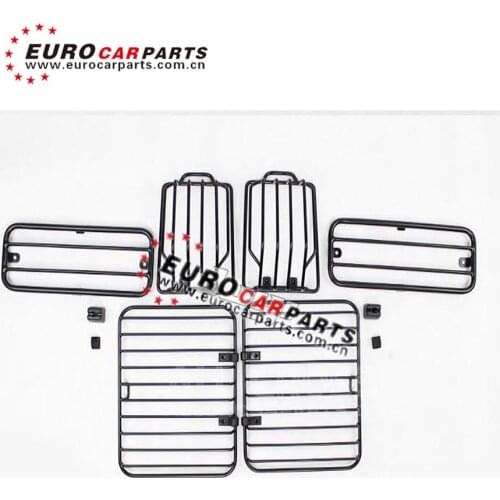 G class w463 head lamp grill turning lights net tail lights protective frames for G350 G500 G400 G55 G63 G65 lights iron Shield