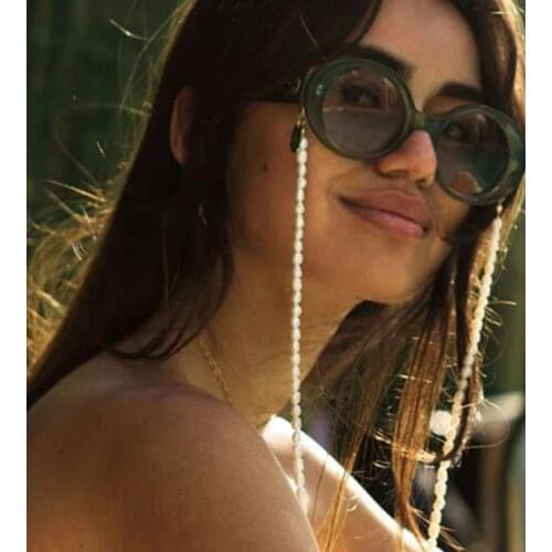 Fashion Pearl Glasses Chain Natural Baroque Pearl Beads Creative Sunglasses Reading Eyeglasses Chain Cord Holder Women Jewelry
