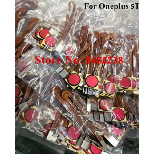 100% Original Fingerprint Sensor Flex Cable For Oneplus 5T 1+5T Touch ID Home Main Buttons Connector Fingerprint scanner
