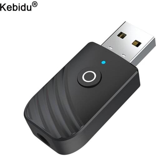 3.5mm AUX Bluetooth Audio Receiver Transmitter Wireless Dongle Adapter For Car TV Speaker 3 in 1 USB Bluetooth 5.0 Adapter