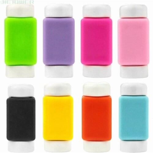 3000pcs/lot USB Cable Protector Earphone Wire Cord Protection Cover Data Charger Line Protective Sleeve for Apple Iphone 6 7 8