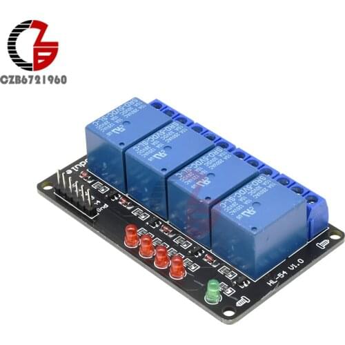 5V 4 Channel Relay Module Output 4 Way for Arduino PIC AVR DSP ARM MSP430