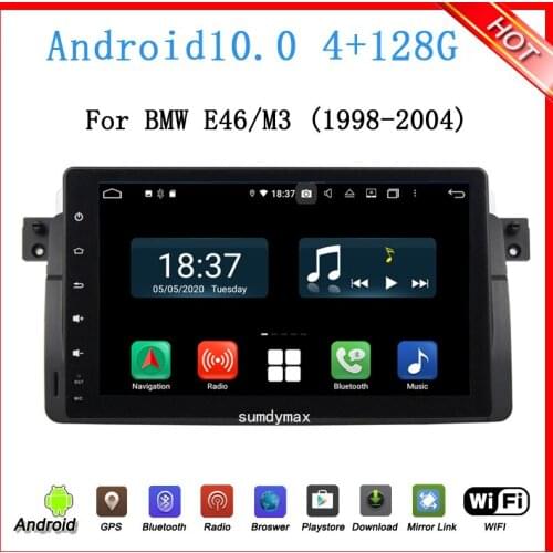 Octa core RAM 4G ROM 64G PX5 android 10.0 car dvd multimedia player for BMW 3series E46 M3 Rover 75 coupe car radio gps navi