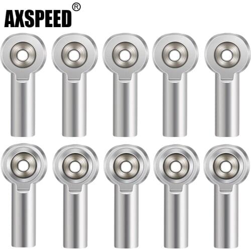 AXSPEED Universal Metal M4 Clock-wise Thread Tie Push Link Rod End Joint Ball Head for 1/10 RC Car Buggy Crawler Car Truck Parts