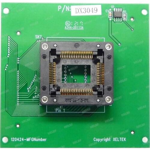 Free shipping 100% Original New DX3049 Adapter For XELTEK SUPERPRO 6100/6100N Programmer DX3049 Socket