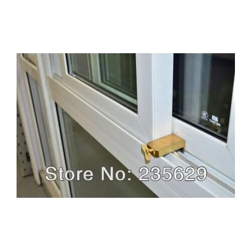 Free Shipping, Safe lock For Aluminum & Vinyl Sliding Window, Zinc Material, The safety lock is aim to protect your children
