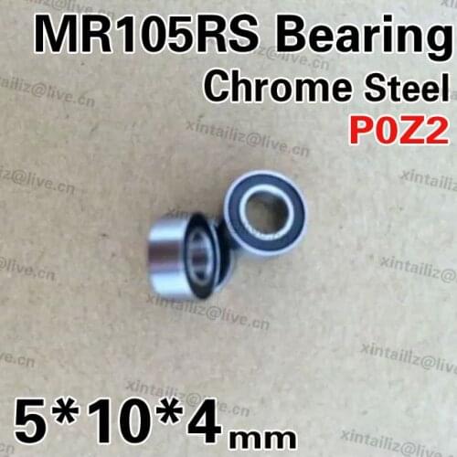 [CMMR105RS-P2]10PCS Free Shipping Gcr15 chrome steel deep groove ball bearing MR105-2RS L-1050RZ bearing 5mm*10mm*4mm