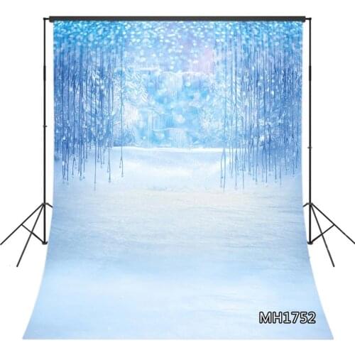 Winter Landscape Backdrop Ice Snow White World Photography Background Christmas World Backdrops for Children Photo Studio Props