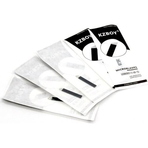 25PCS/Box 0.18mm 11S Microblading Needles Slimmest Eyebrow Microblading Blades for Feather Brows