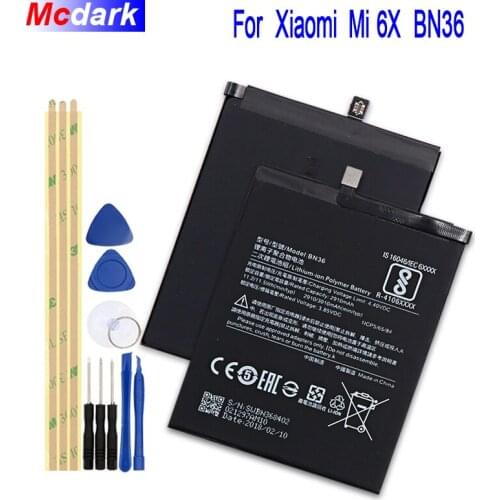 Mcdark Xiaomi Mi 6X Phone Batteries
