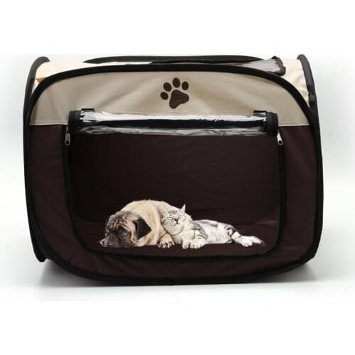 New Multifunction Portable Pop Open Cat Cage Stress Free Trip dog house puppy Cage drying Pet kennel Cat Nest Free shipping