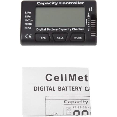RC CellMeter-7 Digital Battery Capacity Checker For Nicd NiMH LiPo LiFe Li-ion