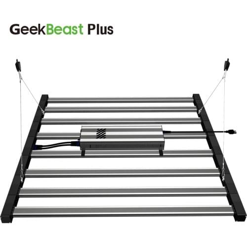 Average PPFD 3.08umol/J GeekBeast PLUS 630W LED Grow Light Lm301h Lm301b 660nm IR UV LED Bars For Commercial Growers Geeklight