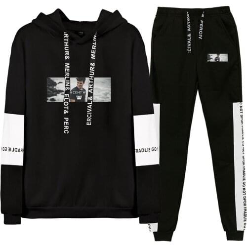 WAWNI Wincent Weiss Hoodie Suit Casual Pullover Pants Oversized Clothes Casual 2 Piece Sets WW for logo Hoodies Two Piece Set