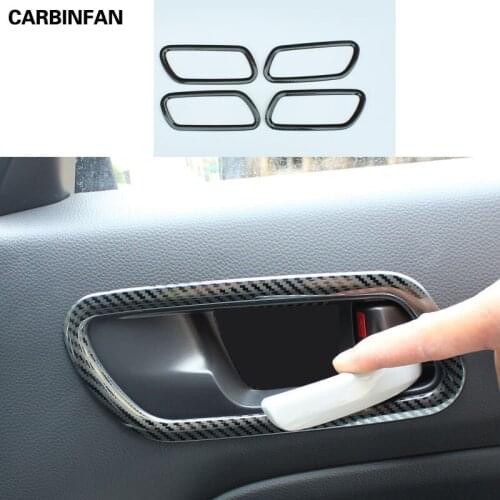 Inner handle decorative frame stainless steel Interior door bowl cover Car Stylings For Honda FIT GR9 4rd 2021 LHD C1803