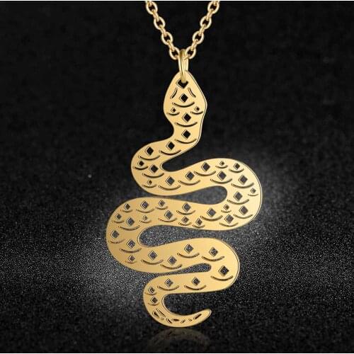 Unique Animal Snake Necklace LaVixMia Italy Design 100% Stainless Steel Necklaces for Women Super Fashion Jewelry Special Gift
