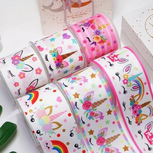 10 Yards Holiday 3inch 75mm Grosgrain Ribbon For Hair Bows DIY Crafts Handmade Accessories 50611