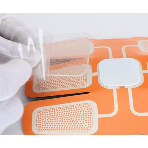 100pcs EMS Stimulator Gel Pads Abdominal Fitness Massager Hydrogels Gel Patch for Muscle Trainer Accessories ABS Trainer Sticker