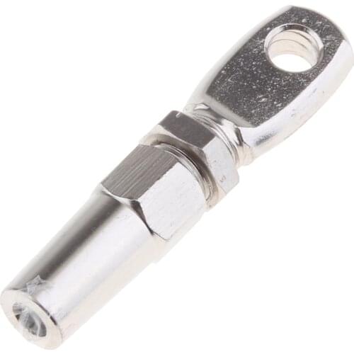 316 Stainless Steel Swageless Eye Terminal For 3mm Wire Rope, Marine Grade