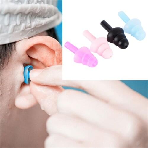 4PCS Ear Plugs Sleep Noise Prevention Earplugs Travel Sleeping Noise Reduction Swim Tools